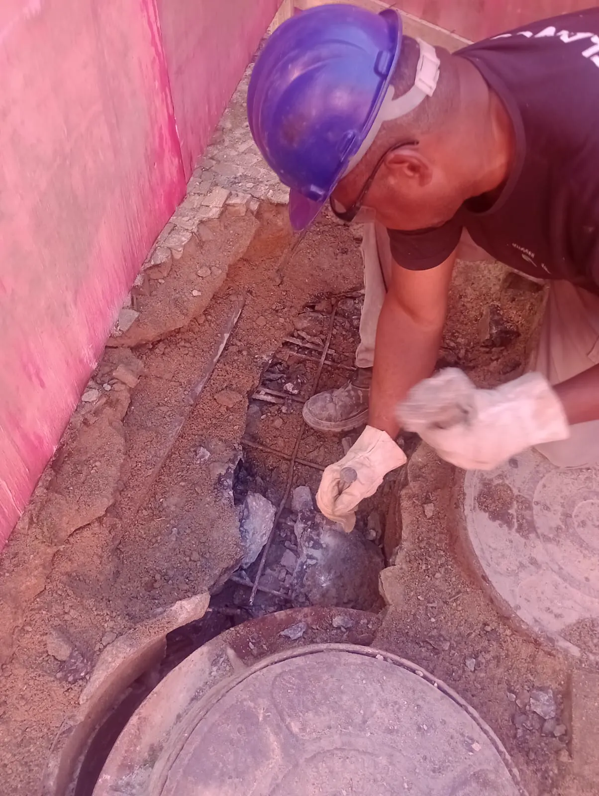 Manutenção de barriletes e tubulação